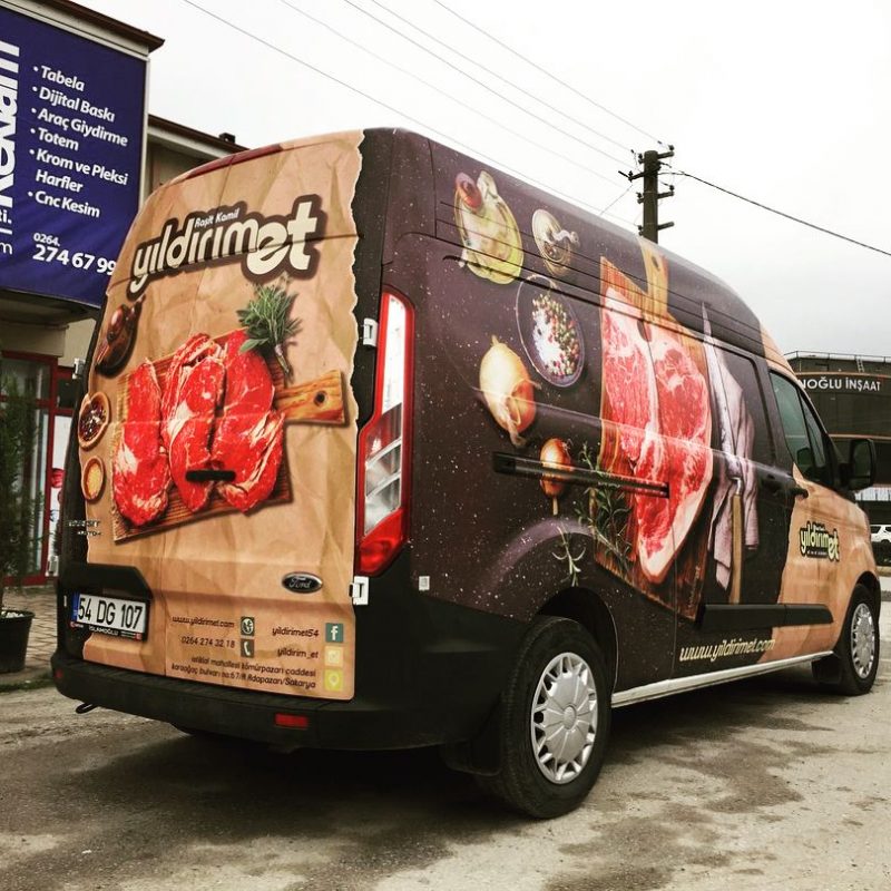 Yıldırım et araç kaplama çalışması #cvonderreklam #yıldırımet #çalışma #tasarim #sakarya #araç #ford #desing #fikir #idea #tasarla #reklam #sanat #sign #car #advertising #vehicle #covering (1)
